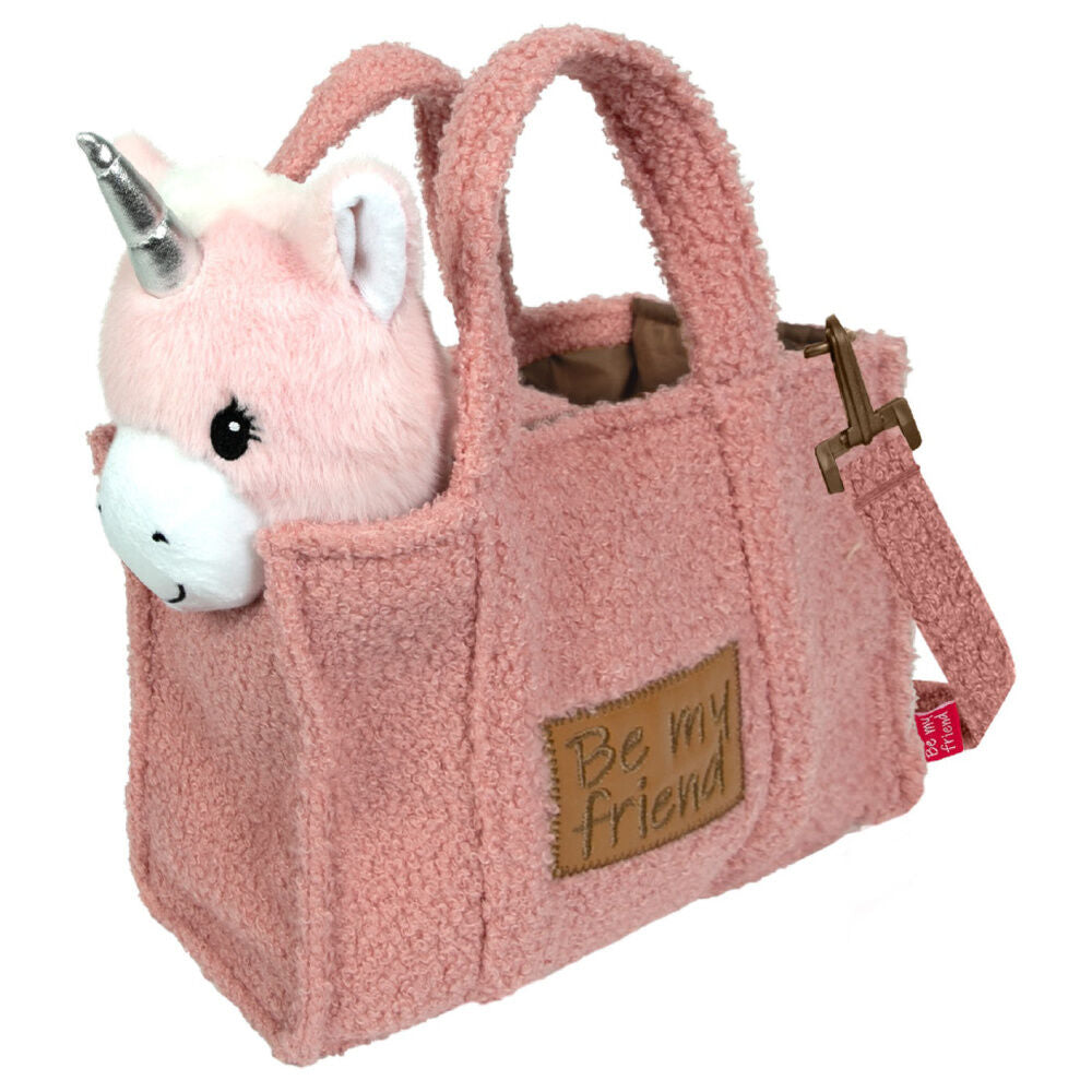 Imagen 1 - Bolso + Peluche Unicornio 28Cm