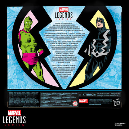 Imagen 14 - Blister 2 Figuras Black Bolt & Triton Inhumanos Marvel Legends Series 15Cm