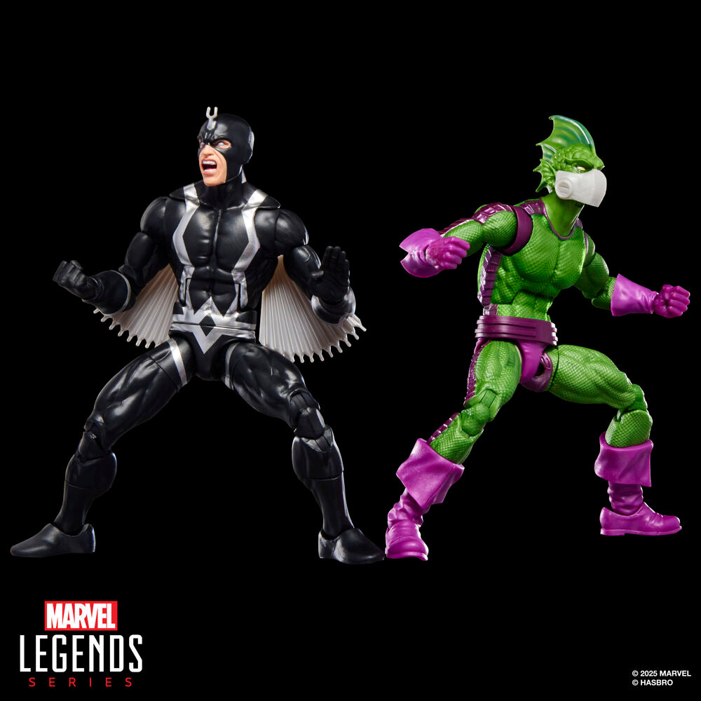 Imagen 12 - Blister 2 Figuras Black Bolt & Triton Inhumanos Marvel Legends Series 15Cm