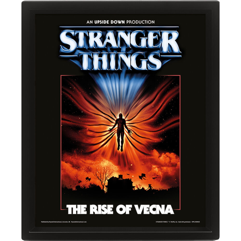 Imagen 1 - Poster 3D Lenticular The Rise Of Vecna Stranger Things 5