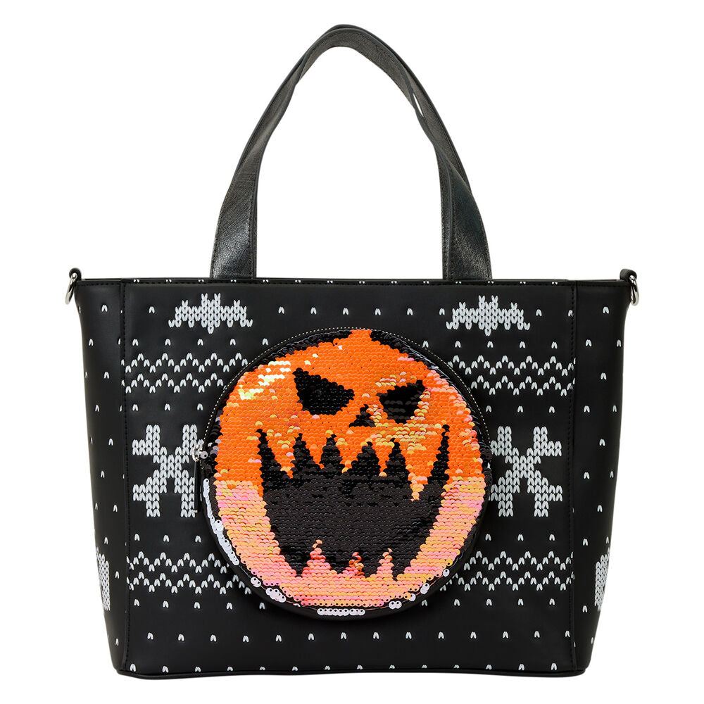 Imagen 3 - Bolso + Monedero Jack Skellington Pesadilla Antes De Navidad Disney Loungefly