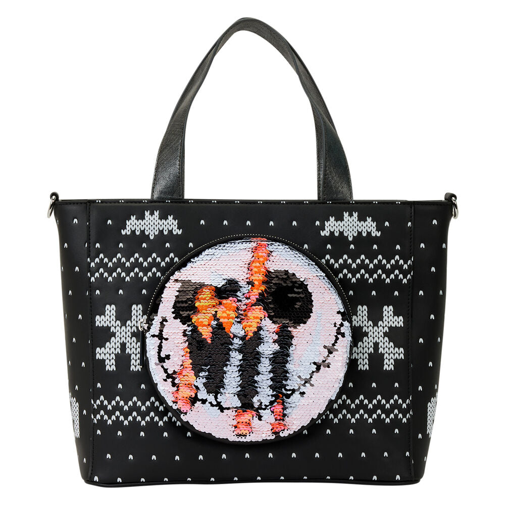 Imagen 2 - Bolso + Monedero Jack Skellington Pesadilla Antes De Navidad Disney Loungefly
