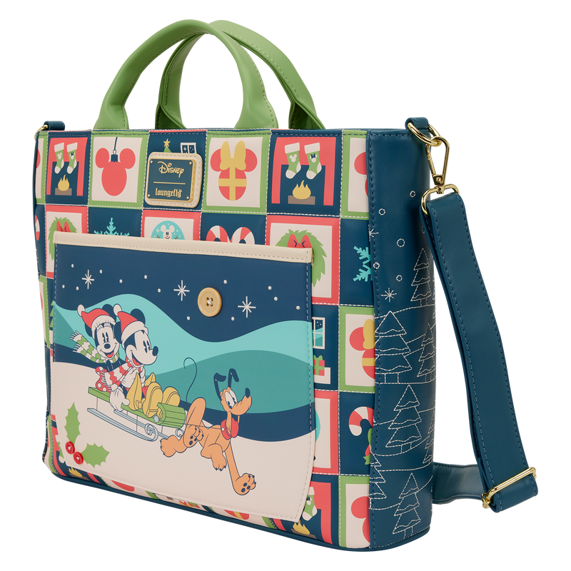 Imagen 2 - Bolso Mochila Mickey & Minnie Holiday Disney Loungefly