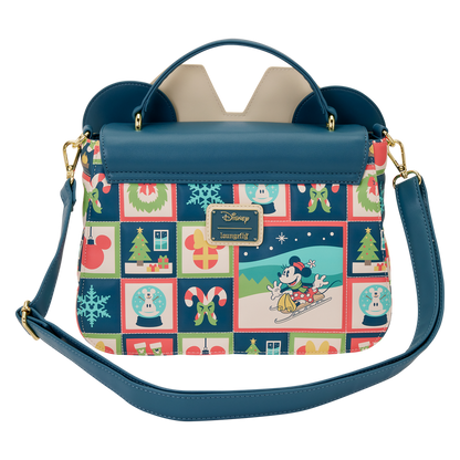 Imagen 3 - Bolso Bandolera Mickey Holiday Disney Loungefly