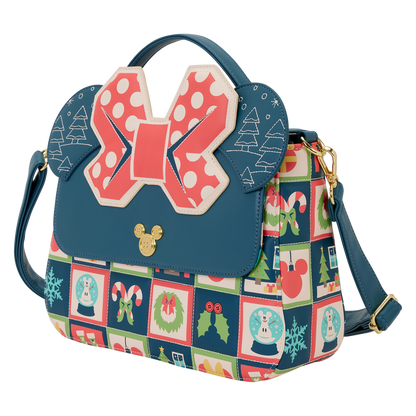 Imagen 2 - Bolso Bandolera Mickey Holiday Disney Loungefly