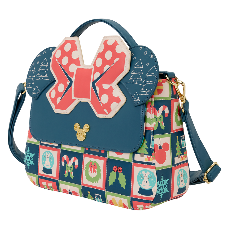 Imagen 2 - Bolso Bandolera Mickey Holiday Disney Loungefly