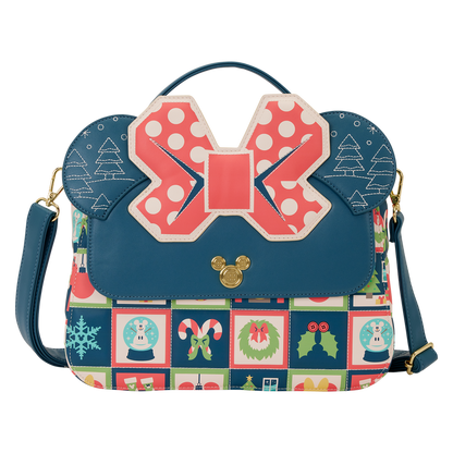 Imagen 1 - Bolso Bandolera Mickey Holiday Disney Loungefly