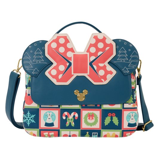 Imagen 1 - Bolso Bandolera Mickey Holiday Disney Loungefly