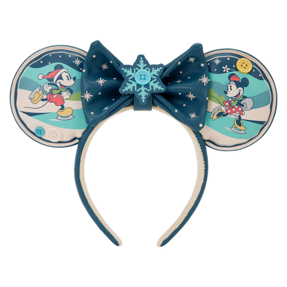 Imagen 1 - Diademas Orejas Mickey & Minnie Holiday Disney Loungefly