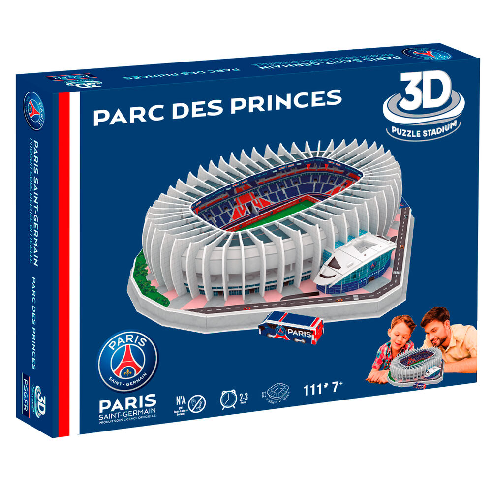 Imagen 2 - Puzzle 3D Estadio Parque De Los Principes Paris Saint-germain 111Pzs