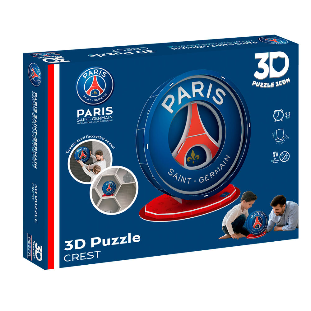 Imagen 1 - Puzzle 3D Escudo Paris Saint-germain