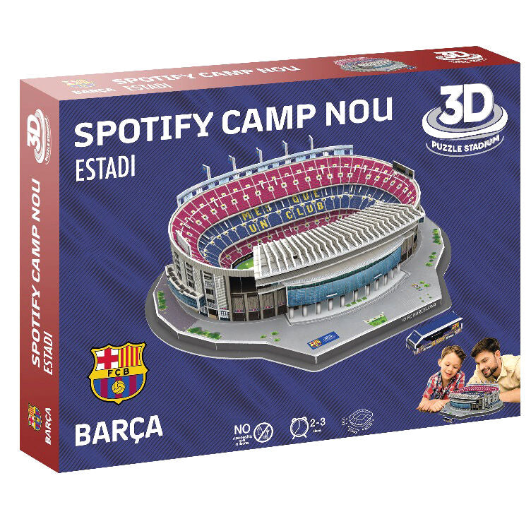 Imagen 2 - Puzzle 3D Estadio Camp Nou Fc Barcelona 98Pzs