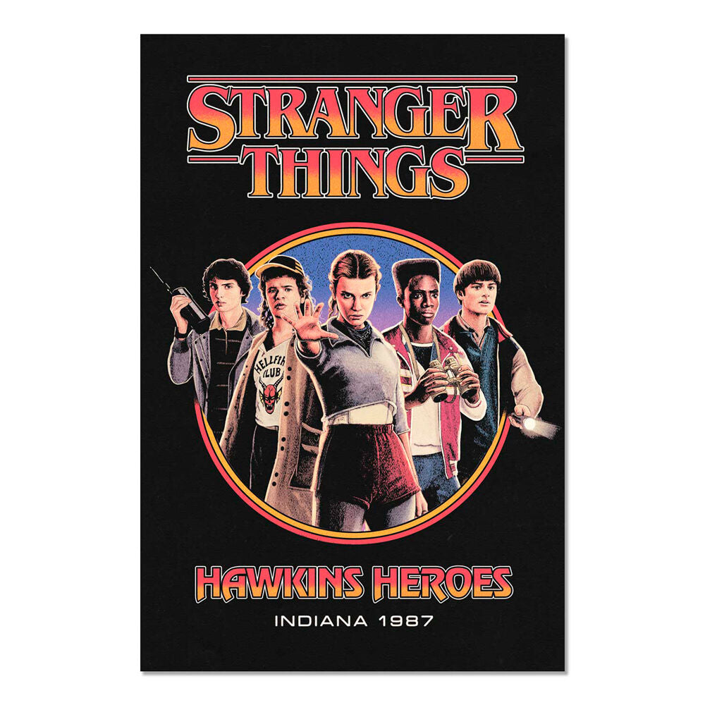 Imagen 1 - Poster Hawkins Heroes Stranger Things