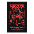 Imagen 1 - Poster All Friends Welcome Stranger Things