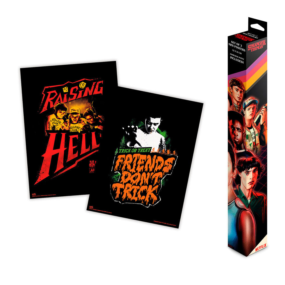 Imagen 1 - Set 2 Mini Posters Stranger Things