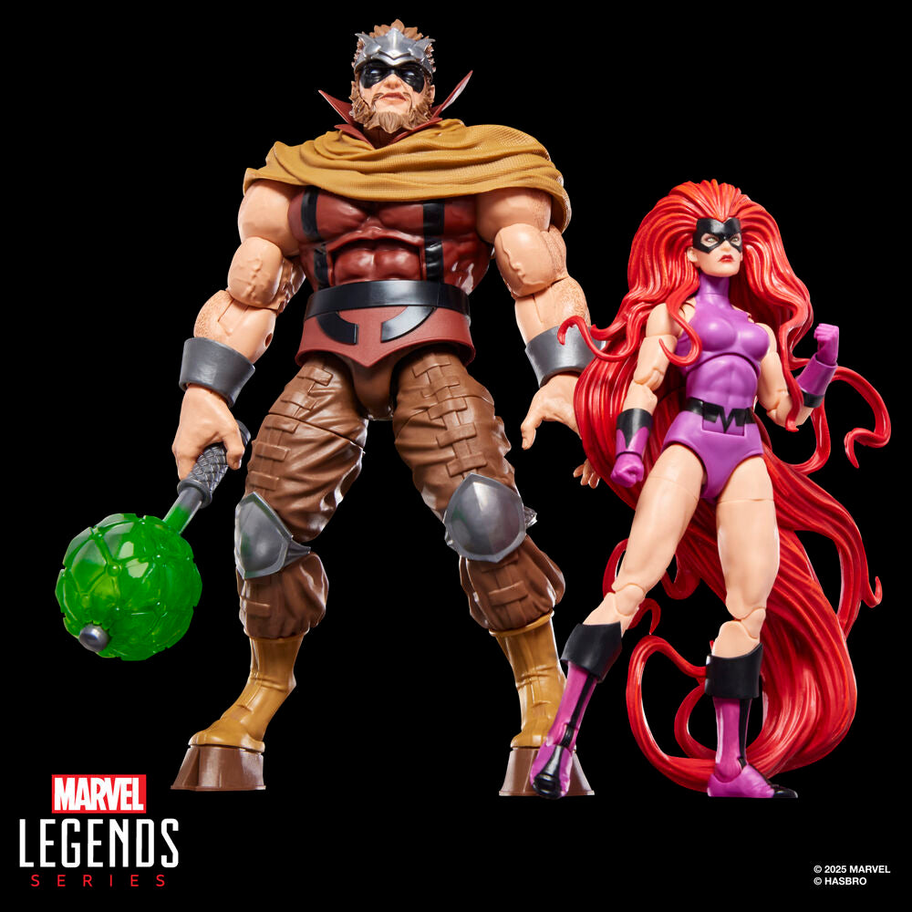 Imagen 6 - Blister 2 Figuras Medusa & Gorgon Inhumanos Marvel Legends Series 15Cm