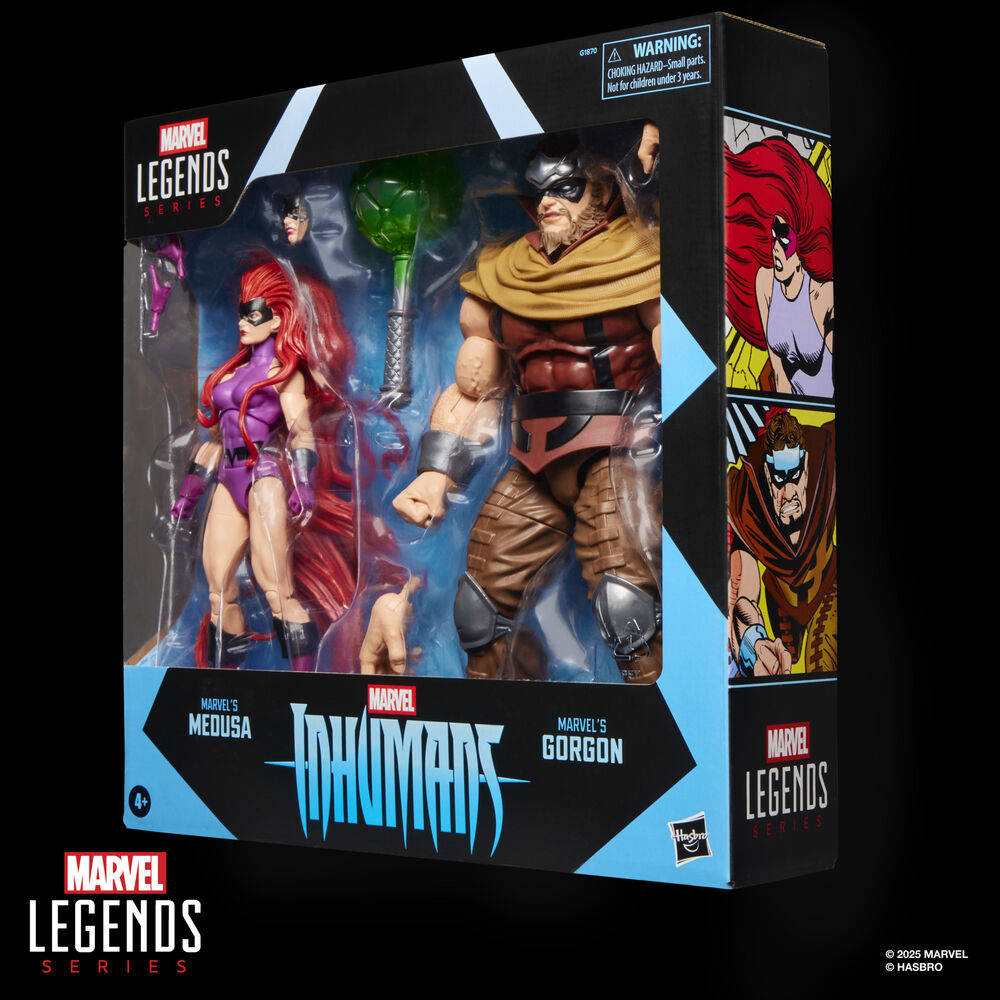 Imagen 15 - Blister 2 Figuras Medusa & Gorgon Inhumanos Marvel Legends Series 15Cm