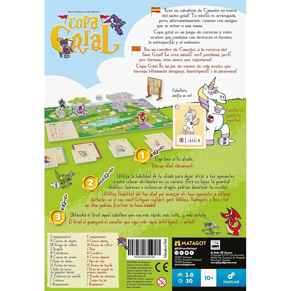 Imagen 5 - Juego Mesa Copa Grial Español