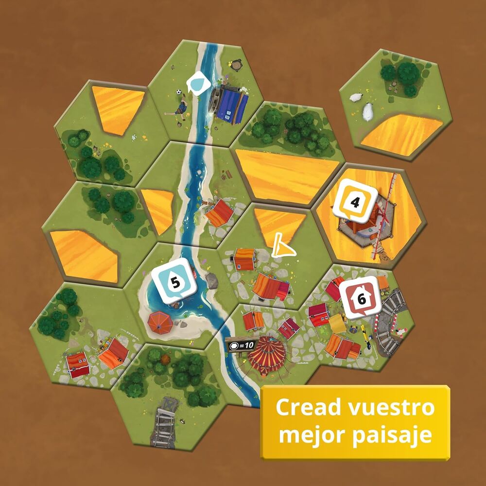 Imagen 3 - Juego Mesa Dorfromantik Español