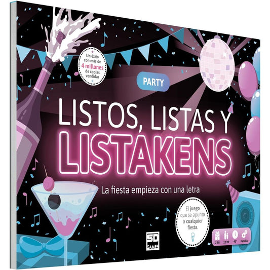 Imagen 1 - Juego Mesa Listos Listas Y Listakens Party Español