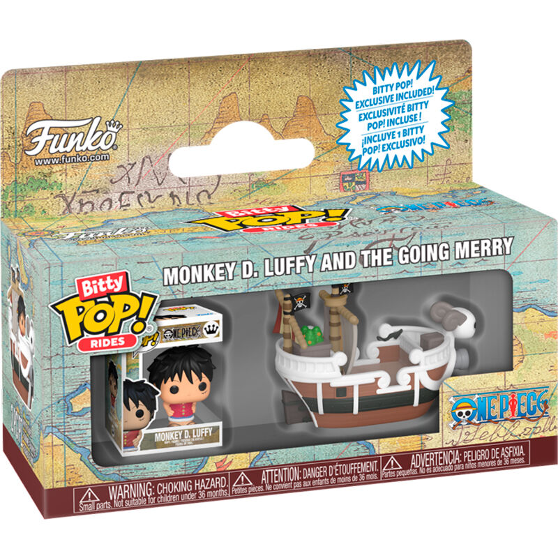 Imagen 2 - Figura Bitty Pop Ride One Piece Monkey D. Luffy And The Going Merry