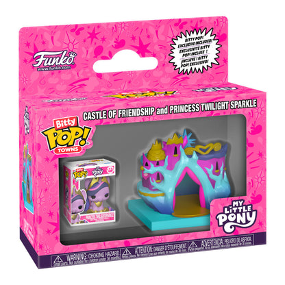 Imagen 1 - Figura Bitty Pop Town My Little Pony Castle Of Friendship And Princess Twilight Sparkle