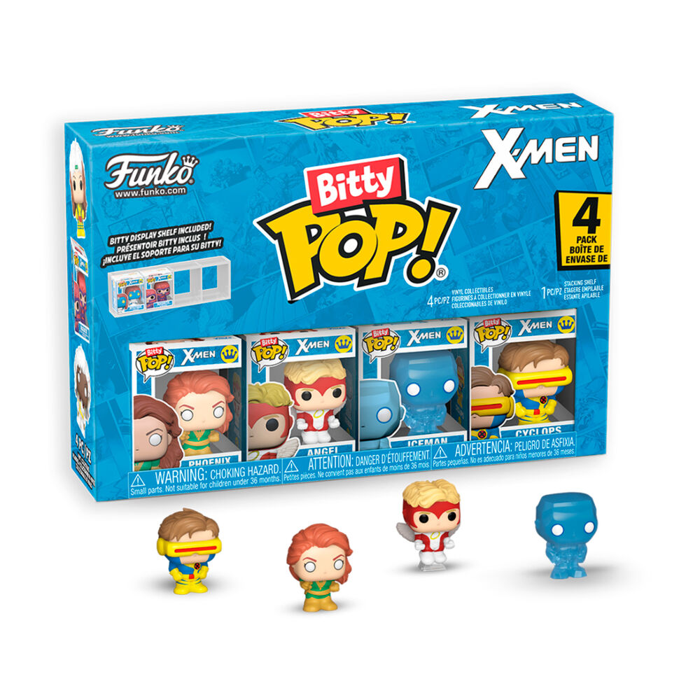 Imagen 1 - Blister 4 Figuras Bitty Pop Marvel X-men Jean Grey