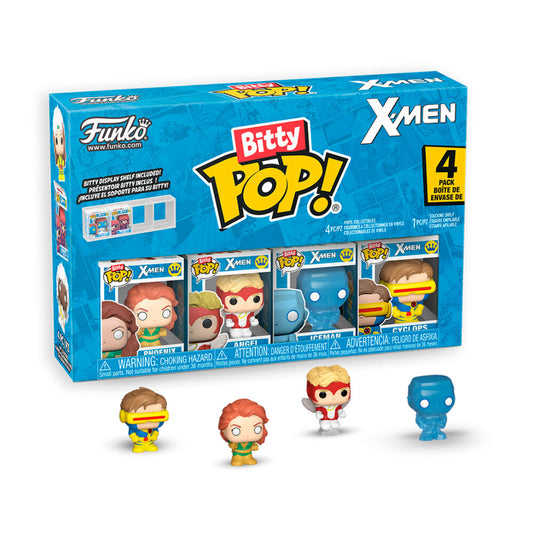 Imagen 1 - Blister 4 Figuras Bitty Pop Marvel X-men Jean Grey