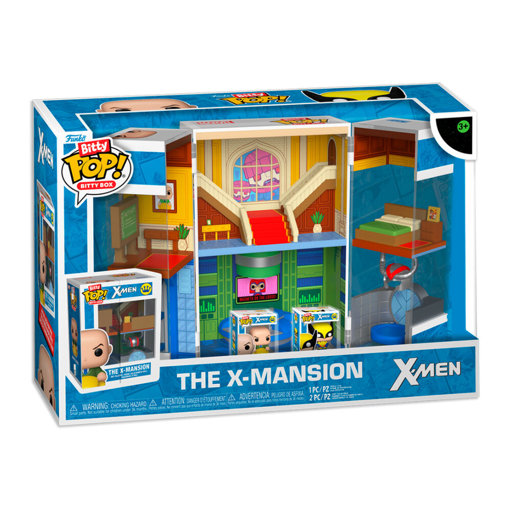 Imagen 1 - Figura Bitty Boxes Marvel X-men The X-mansion