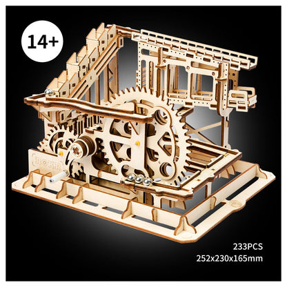 Imagen 5 - Maqueta Montaña Rusa De Engranajes 233Pzs