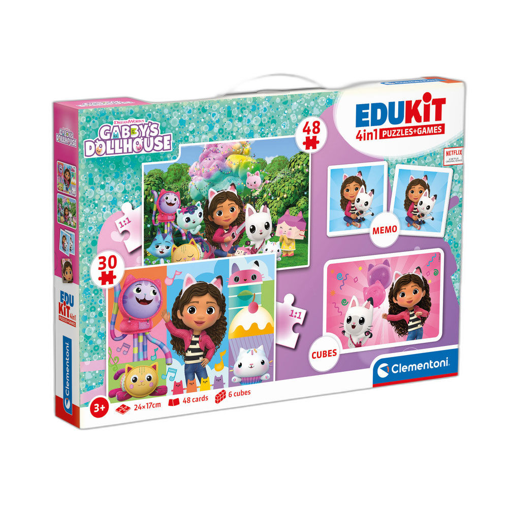 Imagen 1 - Edukit 4 En 1 La Casa De Muñecas De Gabby