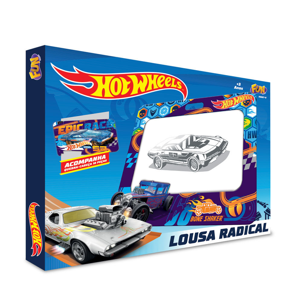 Imagen 1 - Pizarra Rompecabezas Hot Wheels