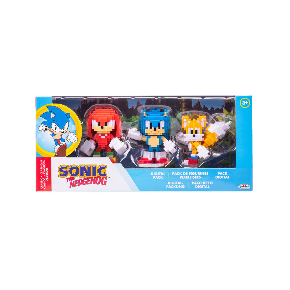 Imagen 1 - Blister 3 Figuras Sonic The Hedgehog 6Cm