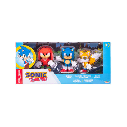 Imagen 1 - Blister 3 Figuras Sonic The Hedgehog 6Cm