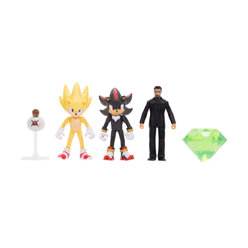 Imagen 2 - Blister 5 Figuras Wave 1 Sonic 3 6Cm