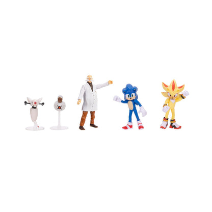 Imagen 3 - Blister 5 Figuras Wave 3 Sonic 3 6Cm