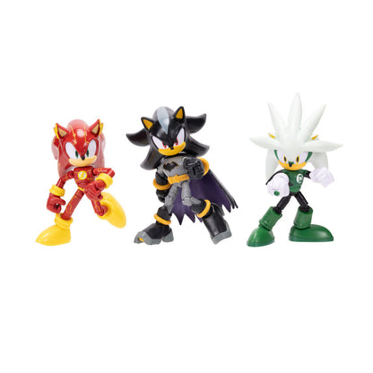 Imagen 3 - Blister 4 Figuras Sonic The Hedgehog Dc Comics 12Cm