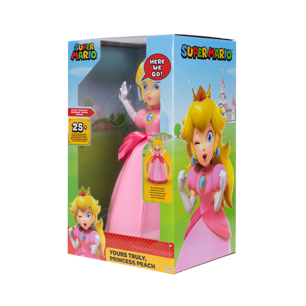 Imagen 5 - Figura Peach Super Mario Bros 36Cm Ingles