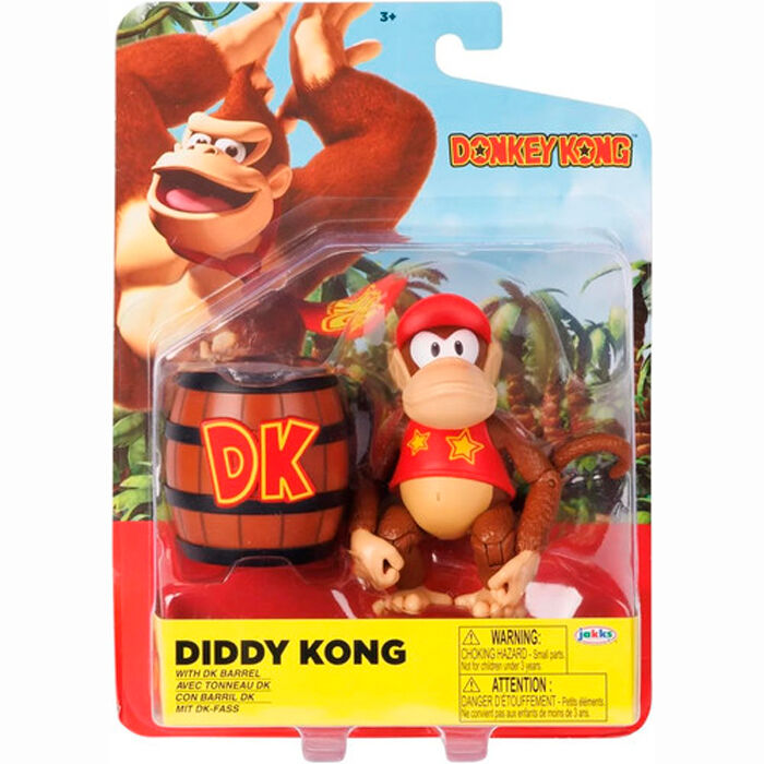 Imagen 1 - Figura Diddy Kong Donkey Kong 10Cm