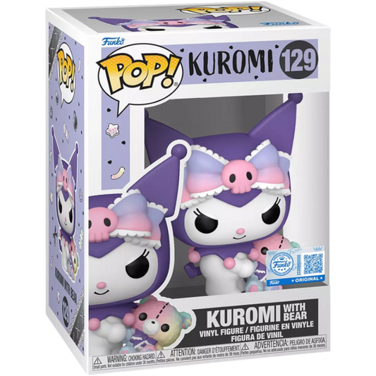 Imagen 2 - Figura Pop Kuromi - Kuromi With Bear Exclusive