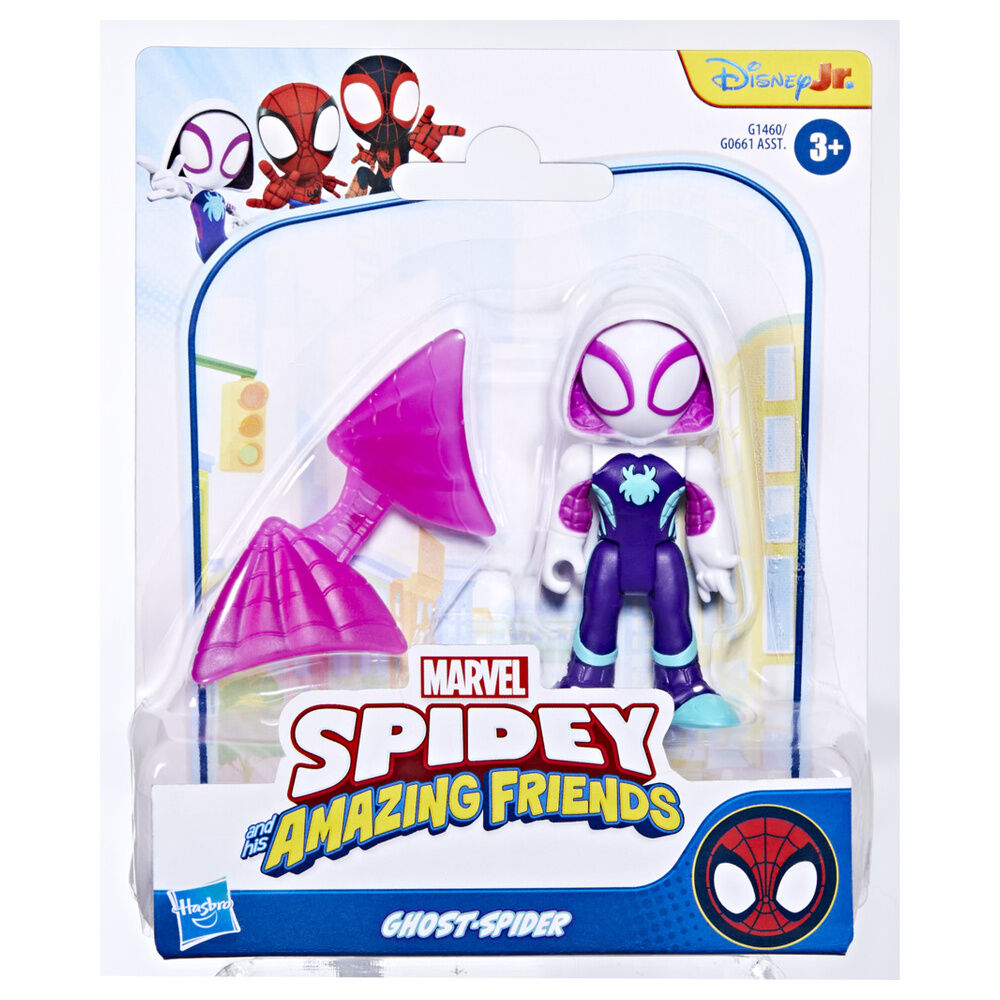 Imagen 1 - Figura Ghost Spider Spidey Marvel 7Cm
