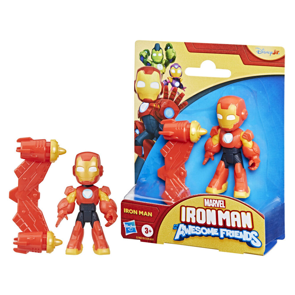 Imagen 1 - Figura Iron Man - Iron Man Y Su Superequipo Marvel 7Cm