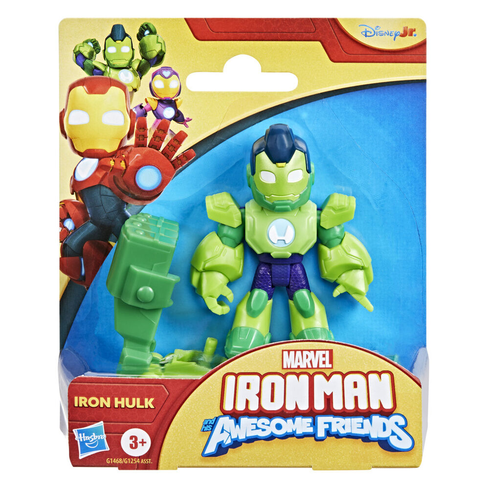 Imagen 1 - Figura Iron Hulk Iron Man Y Su Superequipo Marvel 7Cm