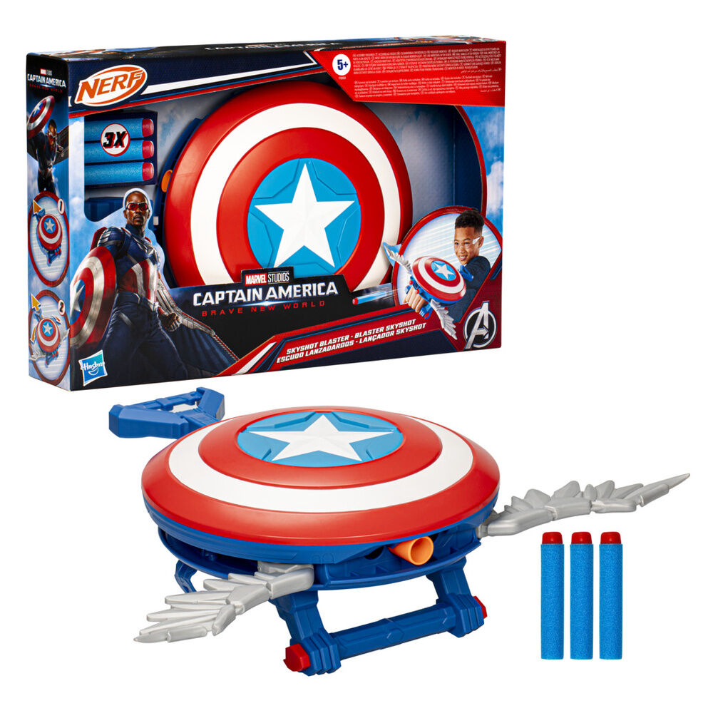 Imagen 4 - Escudo Lanzadardos Capitan America Brave New World Marvel