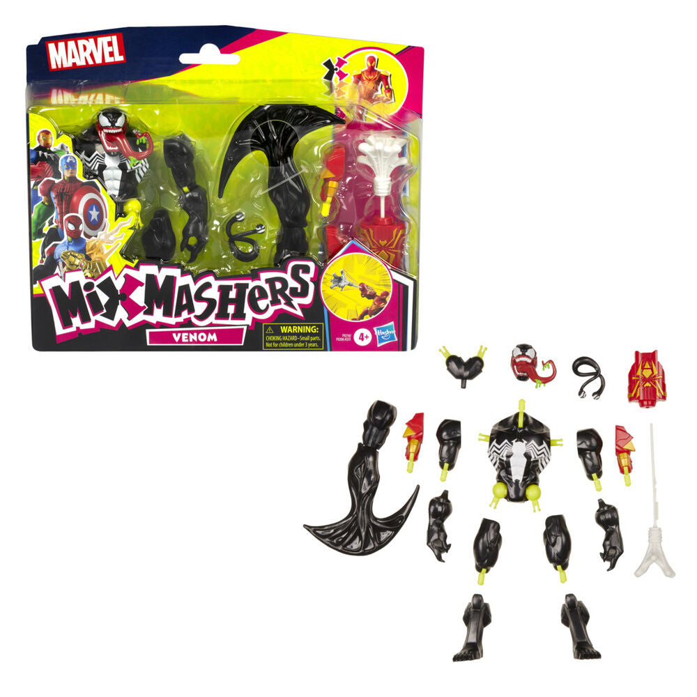 Imagen 3 - Figura Venom Deluxe Mix Mashers Marvel 12Cm