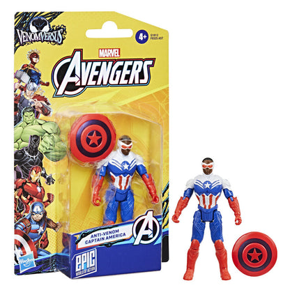 Imagen 4 - Figura Capitan America Anti-venom Los Vengadores Avengers Marvel 10Cm