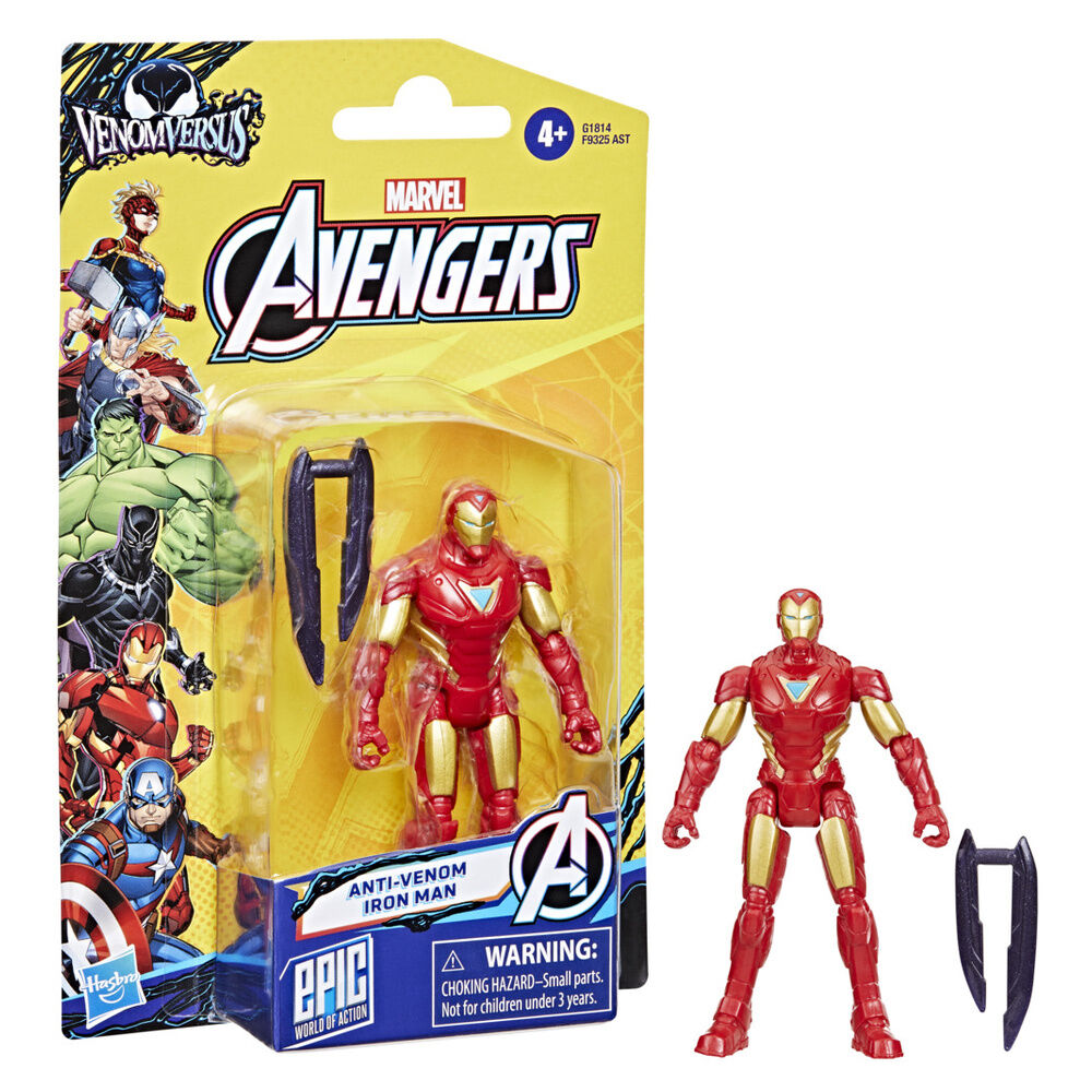 Imagen 4 - Figura Iron Man Anti- Venom Los Vengadores Avengers Marvel 10Cm