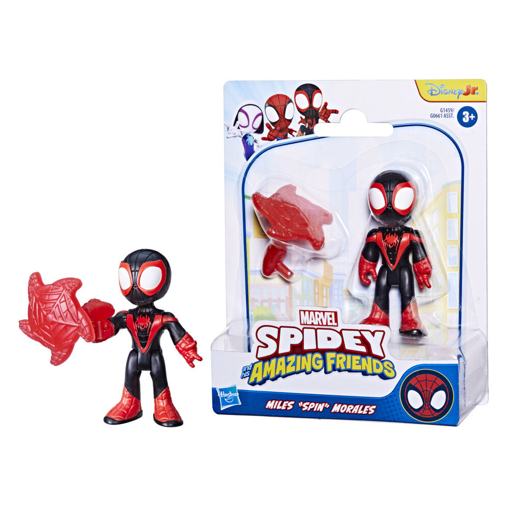 Imagen 2 - Figura Miles Spin Morales Spidey Marvel 7Cm