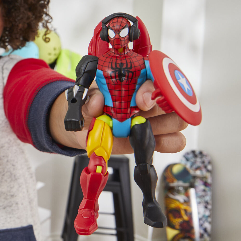 Imagen 5 - Figura Spider-man Mix Mashers Marvel 12Cm