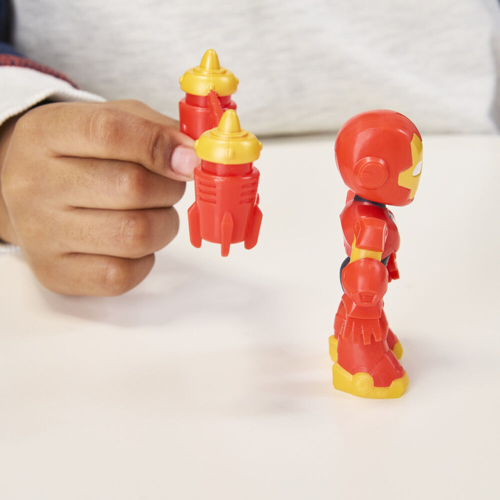 Imagen 5 - Figura Iron Man - Iron Man Y Su Superequipo Marvel 7Cm